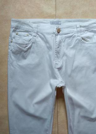 Стильные белые джинсы cкинни с высокой талией miss one, 16 размер.4 фото