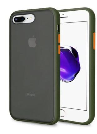 Чохол матовий smoke case для apple iphone 7 plus /8 plus