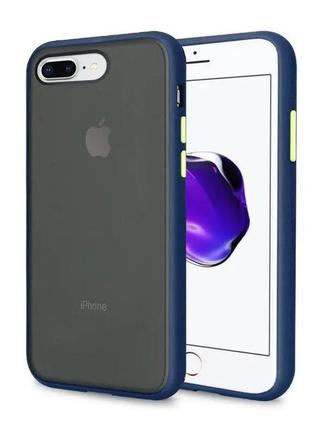 Чохол матовий smoke case для apple iphone 7 plus /8 plus2 фото