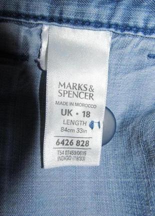 Летняя джинсовая юбка m&s р.184 фото