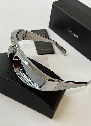 Футуристичні окуляри масочка prada люкс якість