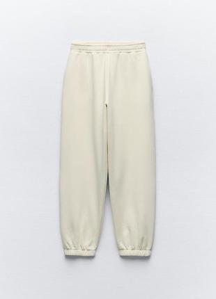 Плюшеві штани-джогери zara