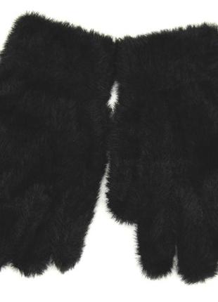 Перчатки для девочки rubi чорний (2040 d-beige (10-12 years (обхват 17 см))