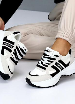 Светлые женские кроссовки, на каждый день, легкие и удобные в классическом стиле 36,37,38,39,40,414 фото