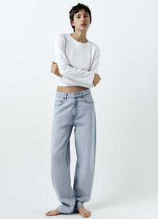 Джинси tailored balloon із середньою посадкою zara