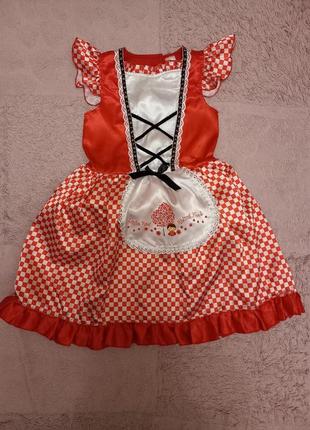 Платье красной шапочки, карнавальный костюм красная шапочка