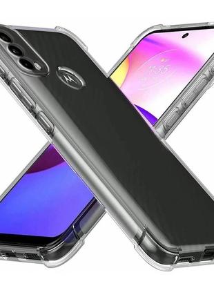 Чехол fiji proof для motorola e40 бампер с усиленными бортами transparent
