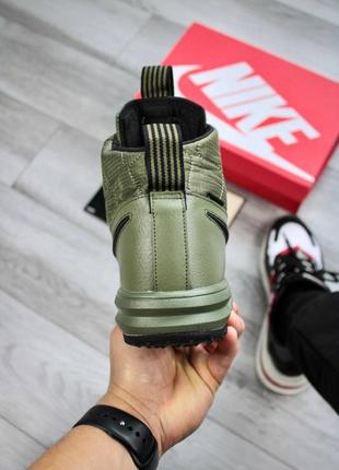 Чоловічі кросівки nike lunar force 1 duckboot green6 фото