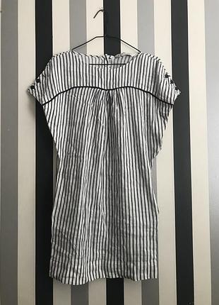 Красиве смугасте плаття zara
