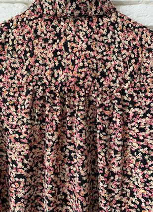 Элегантная блузка в цветочный принт h&m7 фото