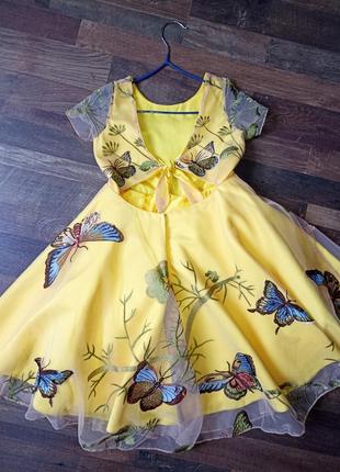 Сукня святкова метелики2 фото