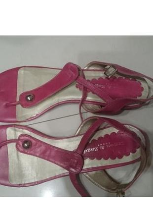 Оригінальні босоніжки марки zanon& zago shoes. р. 40-41