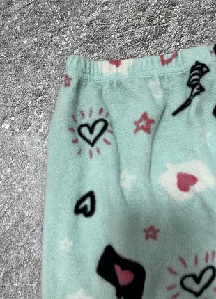 Пижамные флисовые штаны3 фото