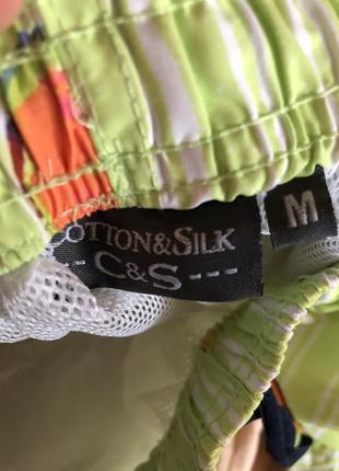 Мужские шорты для моря италия cotton silk4 фото