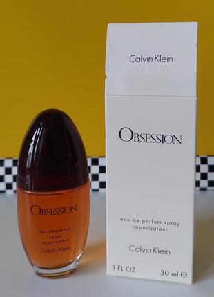 Парфюмированная вода calvin klein obsession 30 мл.