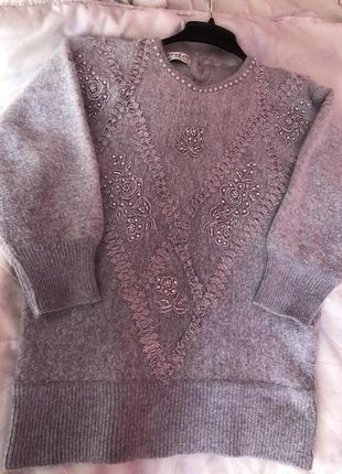 Шерстяной свитер zara3 фото