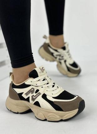 Стильні кросівки під бренд, еко замша +еко шкіра5 фото