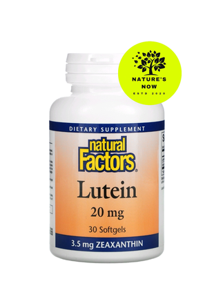 Natural factors лютеїн 20 мг — 30 капсул1 фото