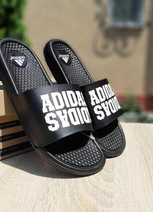 Шльопанці adidas чорні 🌶 smb3 фото