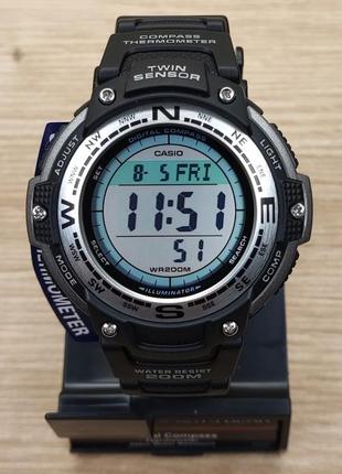 Новые часы casio sgw-100-1vef с компасом6 фото