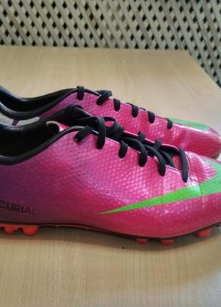 Футбольные бутсы  nike jr mercurial victory iv ag 555633-635 оригинал3 фото