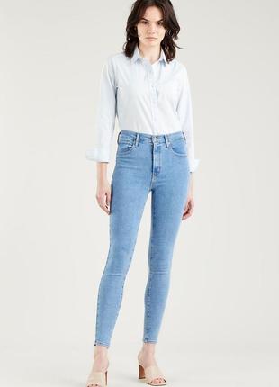 Жіночі сині джинси levi's  mile high super skinny 25/32