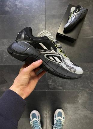 Reebok zig kinetica gray black1 фото