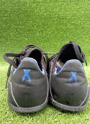 Детские кроссовки сороконожки adidas jr x8 фото