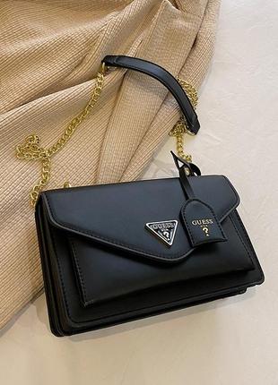 Женская сумка guess кросс-боди черная