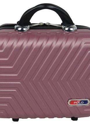 Б'юті-кейс дорожній з abs 14l gd polo пудровий