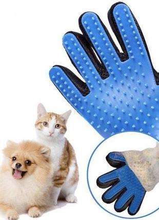 Перчатки для чистки животных pet gloves3 фото