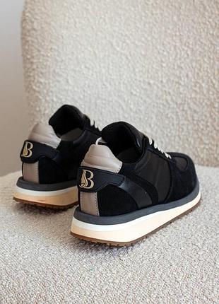 Кроссовки с натуральной кожи и замши