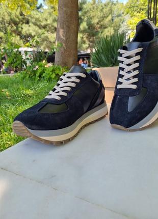 Кроссовки с натуральной кожи и замши