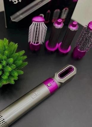 Стайлер 5в1 hot air styler для различных типов волос с функциями придания объема, выпрямления, укладки.2 фото