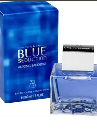 Мужская туалетная вода antonio banderas blue seduction for men 100 мл1 фото