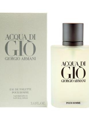 Чоловіча туалетна вода acqua di gio pour homme 100 мл