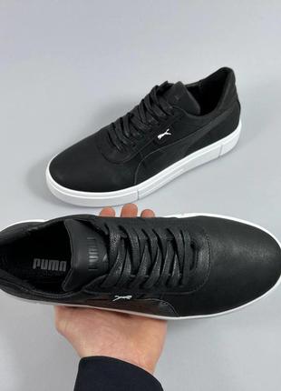 Чоловічі шкіряні кеди puma5 фото