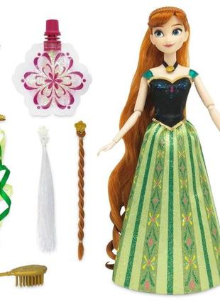 Anna hair play doll классическая анна с аксессуарами для волос frozen disney