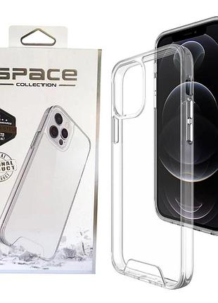 Ударопрочный прозрачный чехол space apple iphone 11 pro max