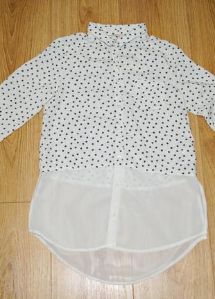 Рубашка  блузка блуза h&m. размер 140