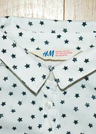 Рубашка  блузка блуза h&m. размер 1403 фото