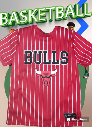 Детская, баскетбольная футболка primark nba chicago bulls, lavine