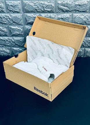 Женские кроссовки Classic reebok белые7 фото