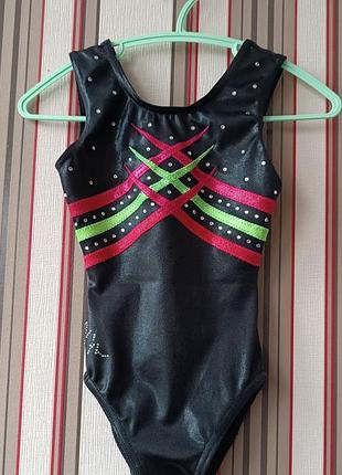 Купальник для танців/гімнастики milano на 3-4 роки,зріст 104-116см