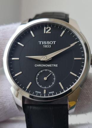 Чоловічий годинник tissot t-complication mechanical chronometre cosc t070.406.16.057.00 новий