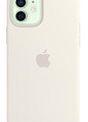 Чохол apple оригінальний silicone case with magsafe  для apple iphone 12/12 pro білий