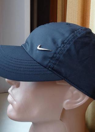 Кепка бейсболка  nike h86 cap metal swoosh junior one size navy  подростковая оригинал