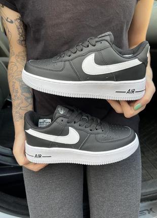 Nike air force black white10 фото