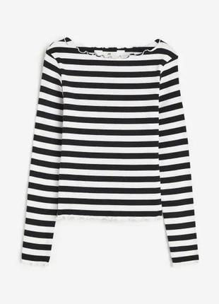 Трикотажный реглан лонгослив кофта для девочки h&amp;m англия 2