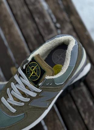 New balance 574 legacy x stone island2 фото